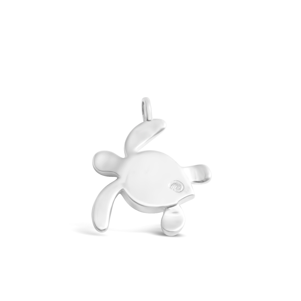 Sterling Turtle Shaped Charm | The Original Beach Sand Jewelry Co. | Dune Jewelry  