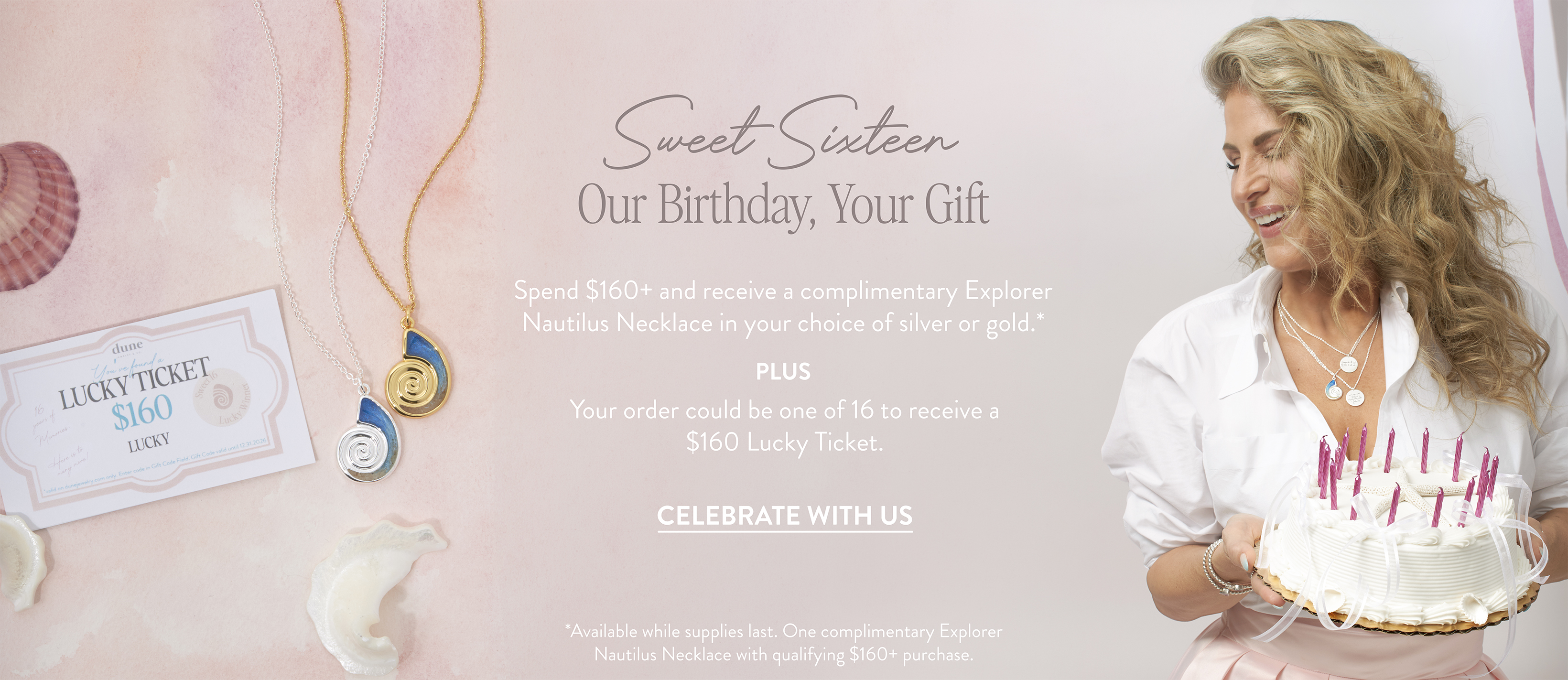 Free shipping sitewide at Dune Jewelry on personalized jewelry, beach jewelry and meaningful gifts.
