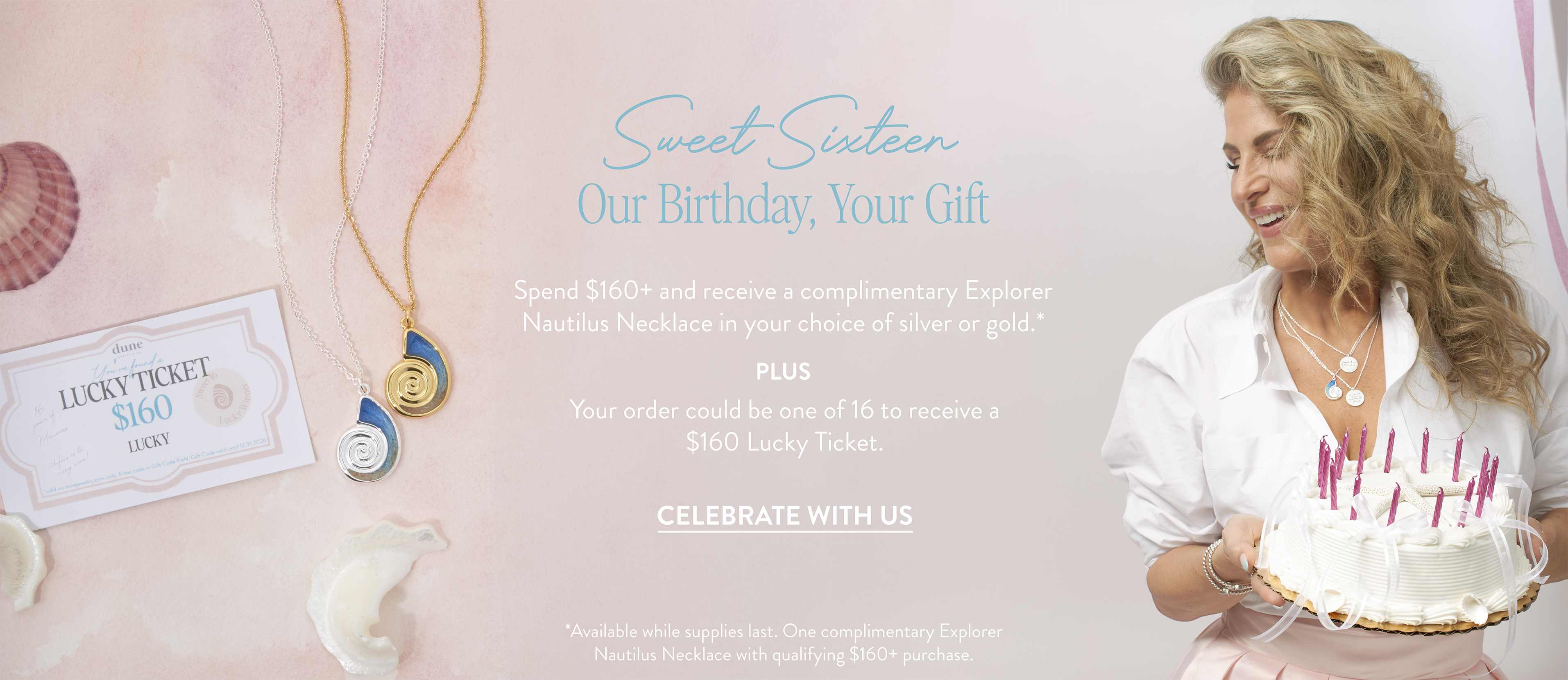 Free shipping sitewide at Dune Jewelry on personalized jewelry, beach jewelry and meaningful gifts.
